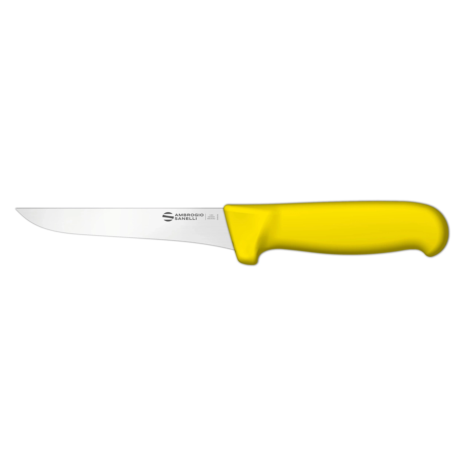Нож Sanelli Ambrogio серии Supra Colore, SD07014Y, обвалочный узкий 140 мм, желтый