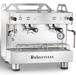 Кофемашины КОФЕМАШИНА ПОЛУАВТОМАТ ROBUSTEZZA BZO2MMIXIL COMPACT СТАЛЬ+ВЫСОК ГРУП+ЭКОНОМАЙЗ+ПОДСВЕТ МУЛЬТИФАЗНАЯ