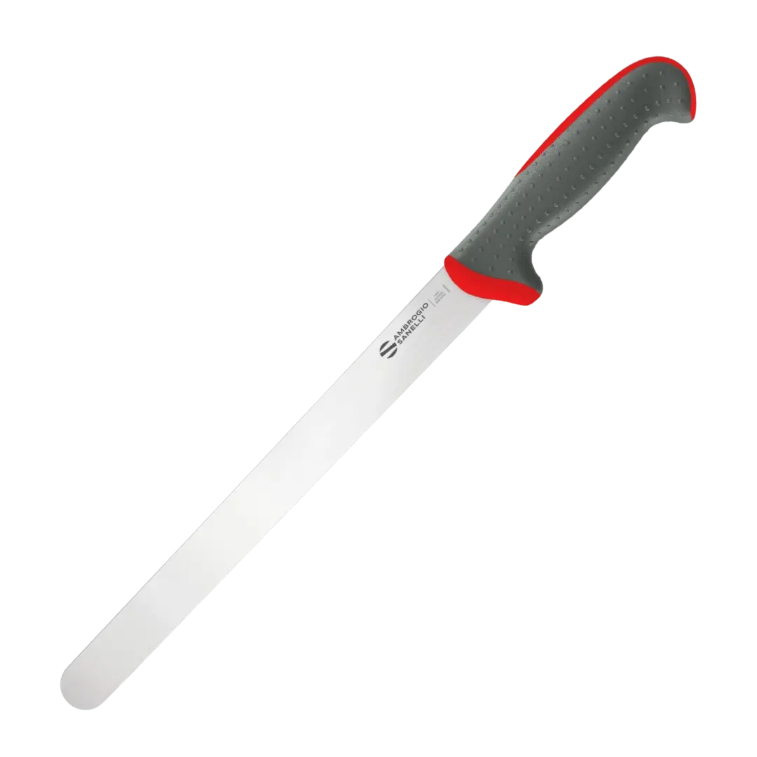 Нож Sanelli Ambrogio серии Tecna, TA58032R, кондитерский 320 мм, красный