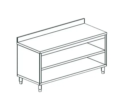 Столы производственные СТОЛ ПРОИЗВОДСТВЕННЫЙ ЗАКРЫТЫЙ С 3-Х СТОРОН APACH CHEF LINE LWC610SH2U