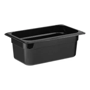Гастроёмкости и крышки Гастроемкость GN1/4х100 поликарбонат черный Cambro 44CW-110