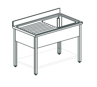 Ванны моечные ВАННА МОЕЧНАЯ APACH CHEF LINE LS136-54LWSH
