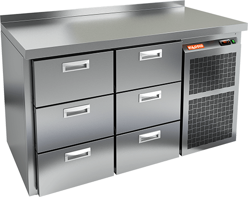 СТОЛ С МОРОЗИЛЬНЫМ ШКАФОМ HICOLD BN 33 BR2 BT (R290)