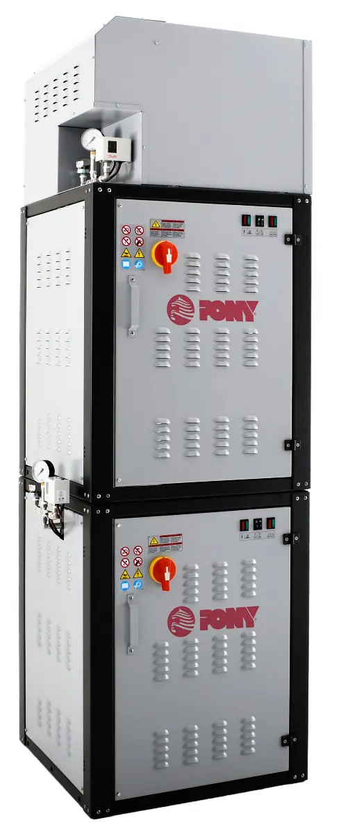 Парогенераторы прачечные Парогенератор Pony GE-65 GOLIATH COMBI 18+18 кВт + реле, 2 насоса (опц. 1,2)