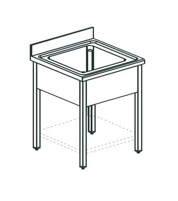 Ванна моечная APACH CHEF LINE LS66-44
