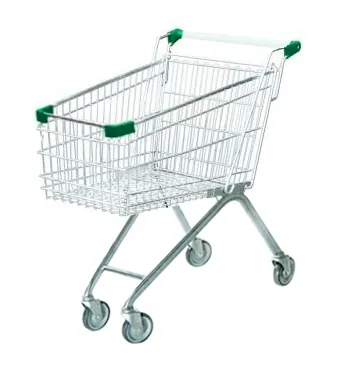 Покупательские тележки и корзины Тележка покупательская EKSI DK, 100л, без д/с, PU100, зел., тип евро
