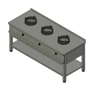 Плиты профессиональные ПЛИТА ГАЗОВАЯ ВУЛКАН-HEIDEBRENNER KSW 03  WOK АРТ.8787