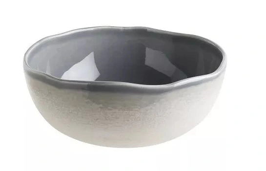 Салатник Bonna GRSCRA16KS, 71511, d=160 мм 650 мл h=65 мм серый форма Крас волнистый край