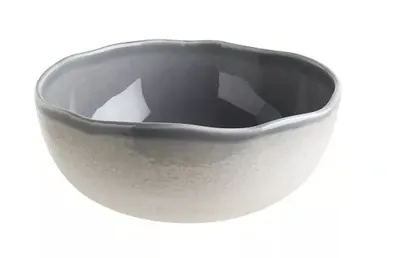Тарелки, блюда, салатники, миски Салатник Bonna GRSCRA16KS, 71511, d=160 мм 650 мл h=65 мм серый форма Крас волнистый край
