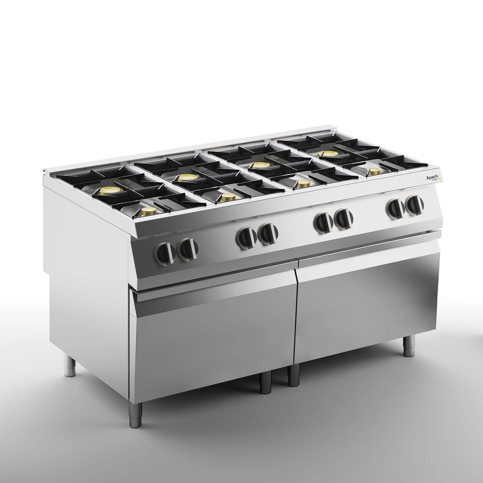 Плита газовая 8 конфорочн. 900 серии APACH CHEF LINE SLRRG169CS