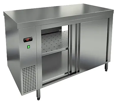 Столы тепловые TS T 12 GN O (1200x700x850) тепловой стол-купе сквозной островной, HICOLD RUS