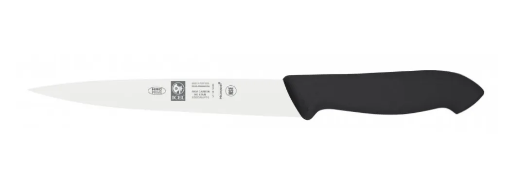 Нож филейный 20см для рыбы, черный HORECA PRIME 28100.HR08000.200