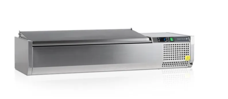 Витрина холодильная настольная Tefcold VK33-120 S/S LID