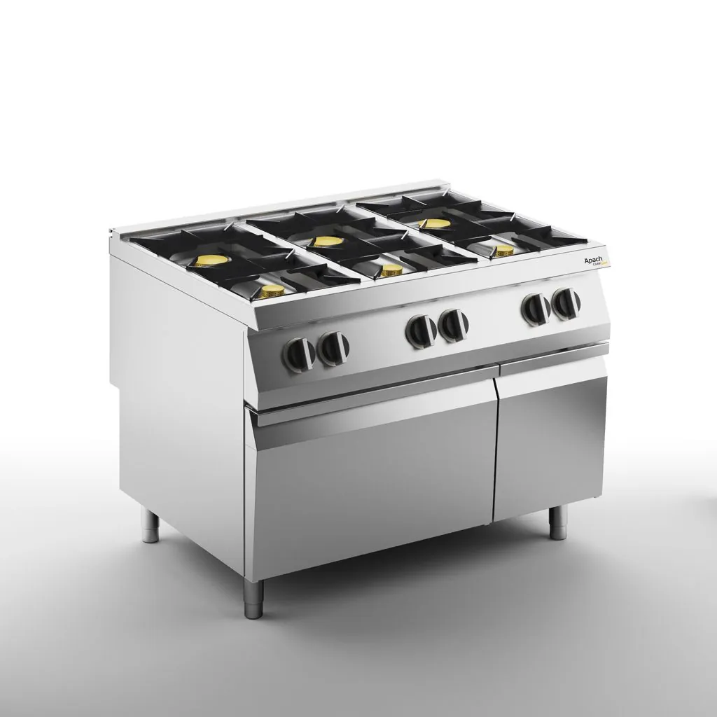 Плиты профессиональные ПЛИТА ГАЗОВАЯ 6 КОНФОРОЧН. 900 СЕРИИ APACH CHEF LINE SLRRG129CS
