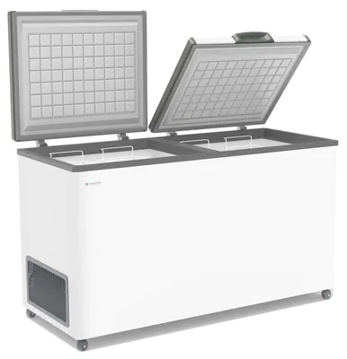 Лари морозильные ЛАРЬ МОРОЗИЛЬНЫЙ FROSTOR F 500 SD БЕЛЫЙ (СЕРАЯ РАМКА) STANDART DOUBLE (ПРОПАН)
