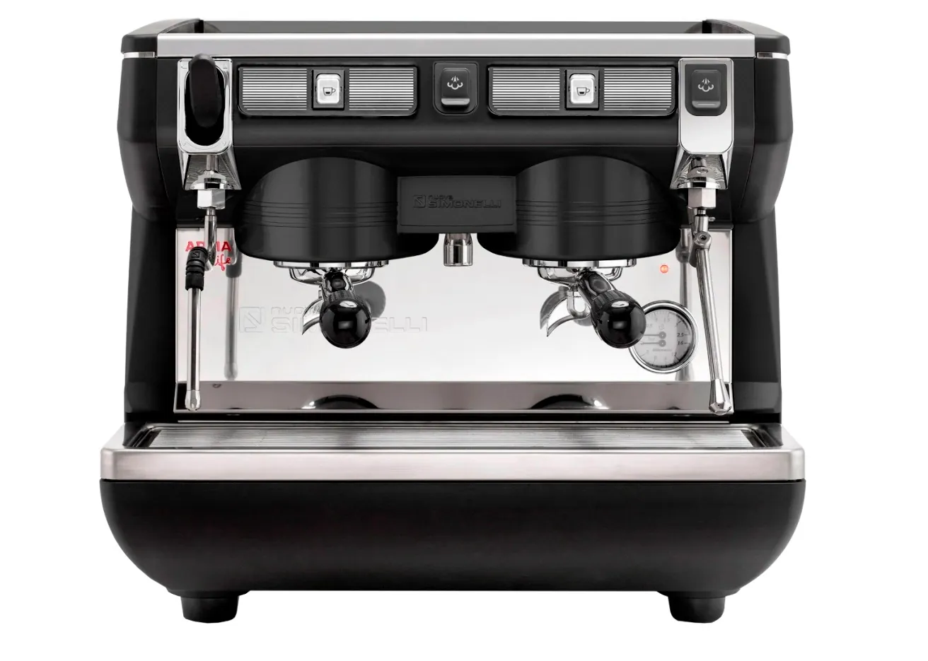 Кофемашины КОФЕМАШИНА APPIA LIFE COMPACT 2GR S/ ЧЕРНЫЙ+ЭКОНОМАЙЗЕР+ВЫСОКАЯ ГРУППА 1Ф 167633