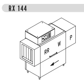 Конвейерные посудомоечные машины МАШИНА ПОСУДОМОЕЧНАЯ DIHR RX 144 SX+XP+DR69
