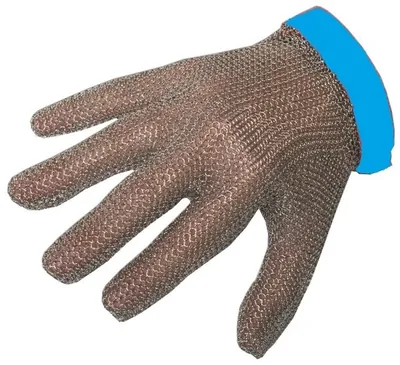 Чехлы и защита Перчатка кольчужная Manulatex A1852004, размер L большой, синяя