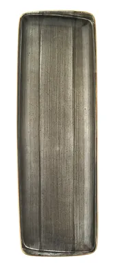 Тарелки, блюда, салатники, миски Bonna SPACE AURA Блюдо прямоугольное ASC MOV 49 DT (48х16 см, графит)