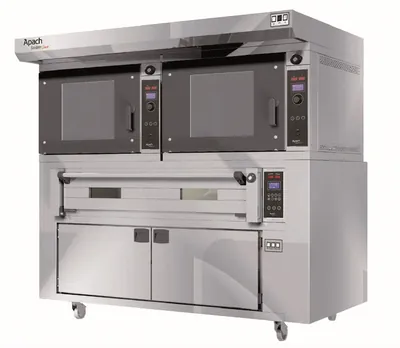 Конвекционные печи ПЕЧЬ КОНВЕКЦИОННАЯ С ПОДОМ С РАССТОЙКОЙ APACH BAKERY LINE 2K4TP DP+E4L18PA