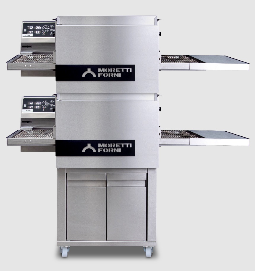 Конвейерные печи ПЕЧЬ КОНВЕЙЕРНАЯ ДЛЯ ПИЦЦЫ MORETTI FORNI T64E+T64E+СТЕНД
