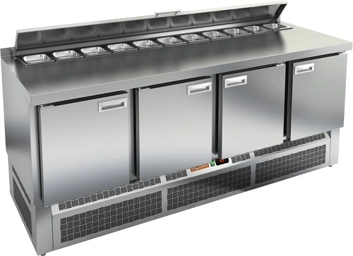 Стол охлаждаемый для салатов (саладетта) HICOLD SLE2-1111GN (1/6), без крышки