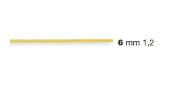 Форма LA MONFERRINA для P6/P12 SPAGHETTI 1,2 MM 6 бронза