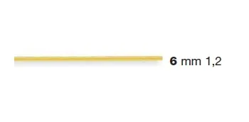 Рабочие органы и насадки Форма LA MONFERRINA для P6/P12 SPAGHETTI 1,2 MM 6 бронза