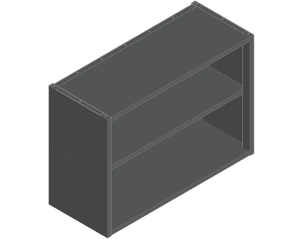 Полка настенная открытая ПНО-2