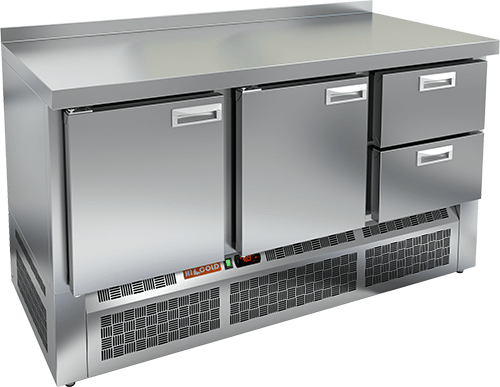 Столы холодильные СТОЛ С ХОЛОДИЛЬНЫМ ШКАФОМ HICOLD GNE 112/TN (R290)