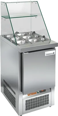 Столы для пиццы и салатов СТОЛ ДЛЯ САЛАТОВ HICOLD SLE3-1GN ВЫСОКОЕ СТЕКЛО (R290)