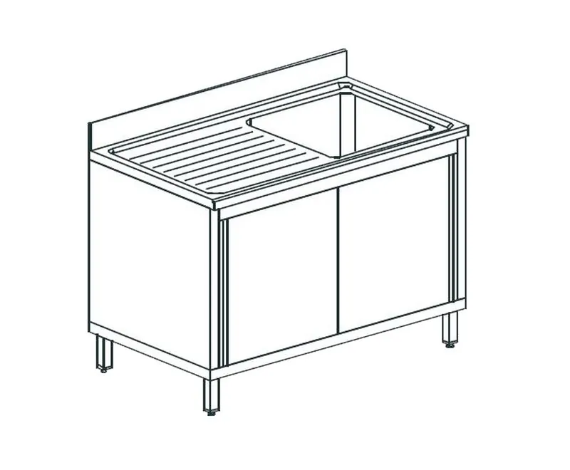 Ванна моечная APACH CHEF LINE LS136-54LWSD