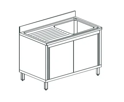 Ванны моечные ВАННА МОЕЧНАЯ APACH CHEF LINE LS136-54LWSD