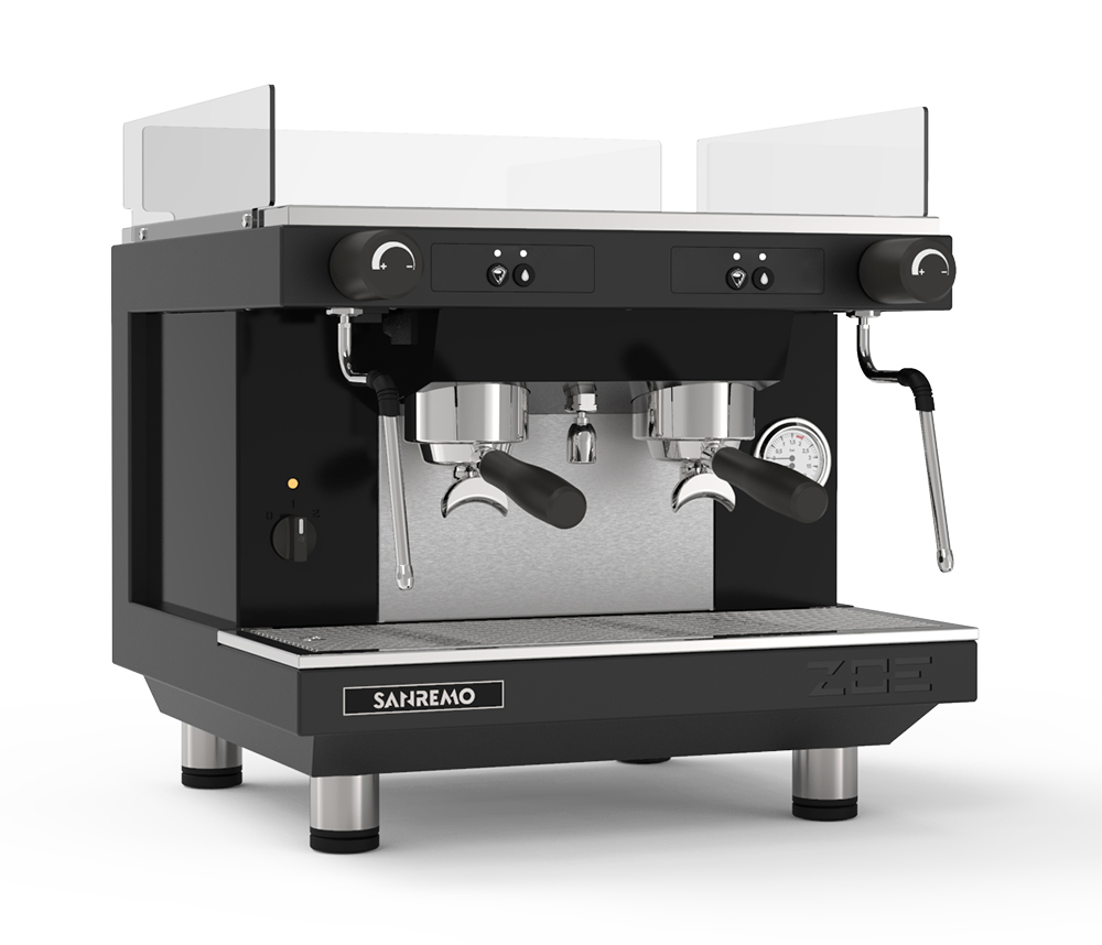 Кофемашины Кофемашина Sanremo Zoe Compact SAP (полуавтомат) 2 гр. чёрная