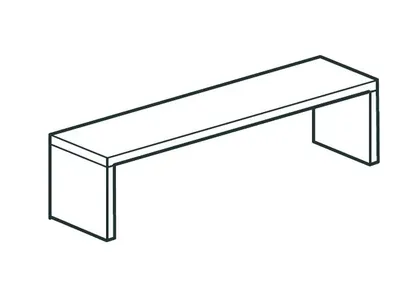 Полки настенные ПОЛКА НАСТОЛЬНАЯ ЗАКРЫТАЯ APACH CHEF LINE LOSC3590T1CS