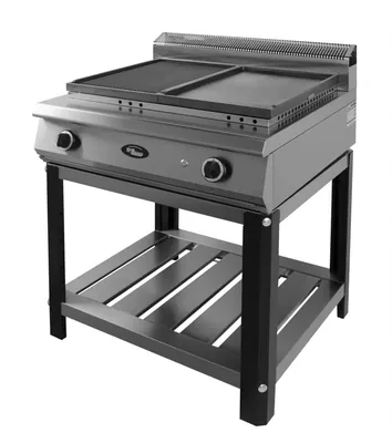 Жарочные поверхности ПОВ. ЖАРОЧНАЯ ГАЗОВАЯ GRILL MASTER Ф2ПЖГ/800 (НА ПОДСТАВКЕ) АРТ.50008