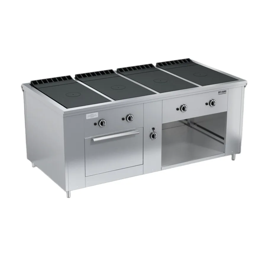 Плиты профессиональные ПЛИТА ГАЗОВАЯ ВУЛКАН-HEIDEBRENNER ПРГ-IIA-4С ДШ Maxi АРТ.82431