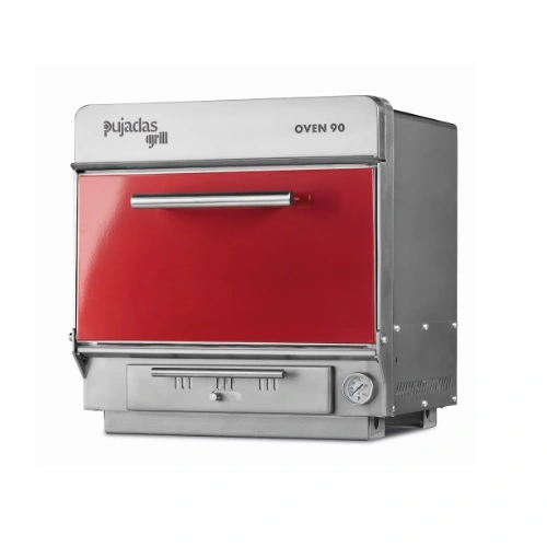 Грили на углях и дровах Печь на твёрдом топливе Pujadas OVEN 90, красный