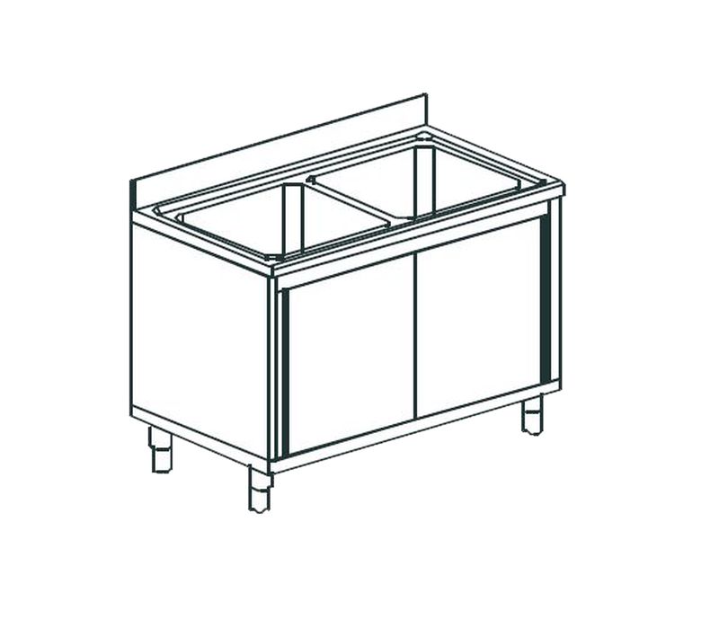 Ванны моечные ВАННА КОТЛОМОЕЧНАЯ APACH CHEF LINE L2P167-75SD