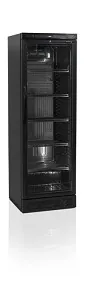 Шкафы морозильные ШКАФ ХОЛОДИЛЬНЫЙ СО СТЕКЛОМ TEFCOLD CEV425 BLACK