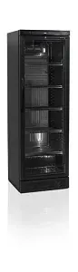 Шкафы морозильные ШКАФ ХОЛОДИЛЬНЫЙ СО СТЕКЛОМ TEFCOLD CEV425 BLACK