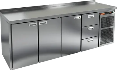 Столы холодильные СТОЛ С ХОЛОДИЛЬНЫМ ШКАФОМ HICOLD BN 1113 BR2 TN (R290)