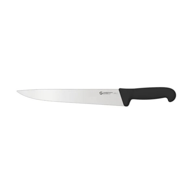 Нож Sanelli Ambrogio серии Supra, SA71030B, разделочный 300 х 46 мм, черный
