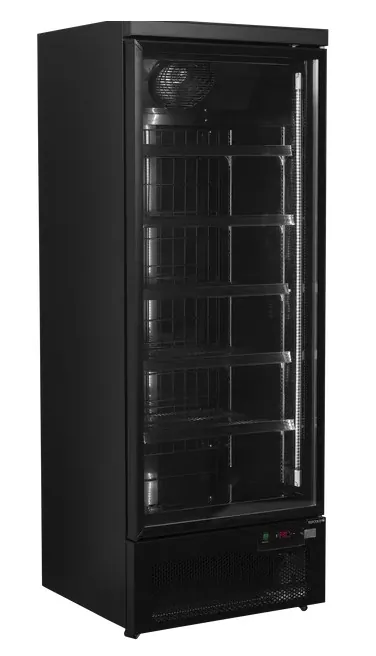 Шкафы морозильные ШКАФ МОРОЗ. СО СТЕКЛОМ TEFCOLD ATOM MAXI F1DBB ЧЕРНЫЙ