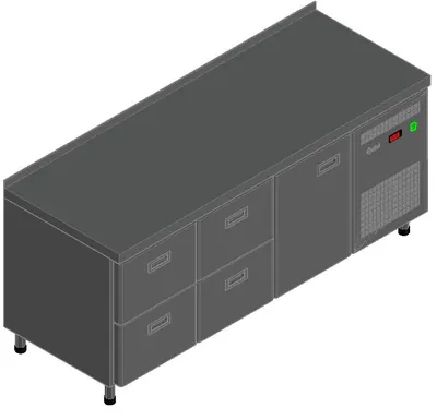 Столы холодильные СТОЛ С ОХЛАЖД.ШКАФОМ СХС-70-02 24120011330