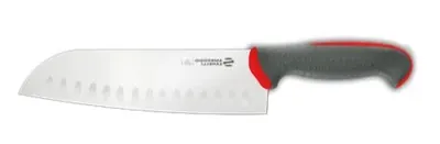 Инвентарь и инструмент Нож Sanelli Ambrogio серии Tecna, TC50018R, Santoku с возд/карманами 180 мм, красный