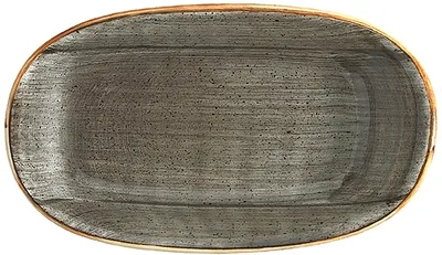 Bonna SPACE AURA Блюдо овальное ASC GRM 15 OKY (150х85 мм., графит )