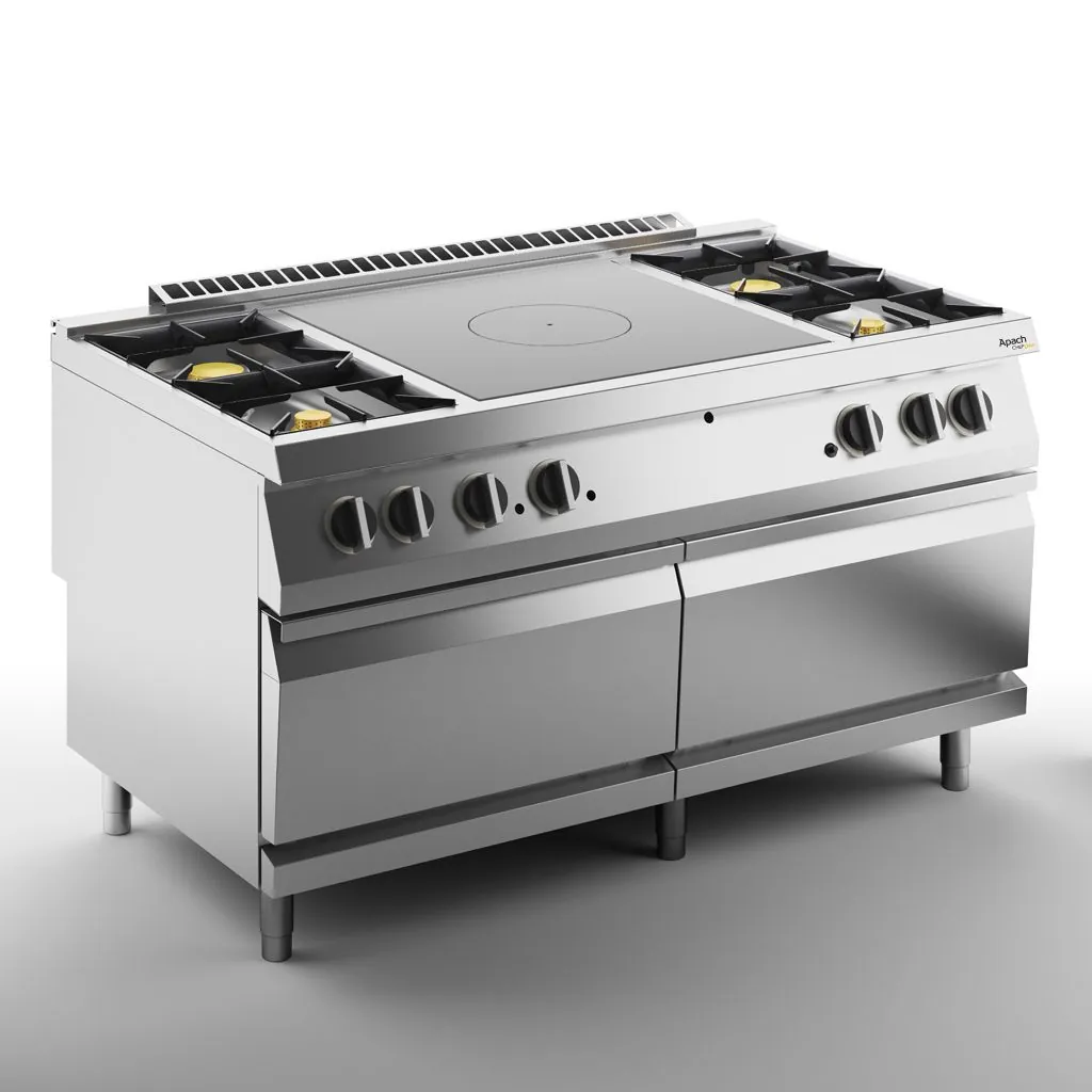 Плита со сплошной поверхностью газовая 900 серии APACH CHEF LINE SLRSTG169R4FG