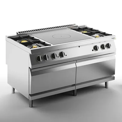 Плиты профессиональные ПЛИТА СО СПЛОШНОЙ ПОВЕРХНОСТЬЮ ГАЗОВАЯ 900 СЕРИИ APACH CHEF LINE SLRSTG169R4FG