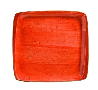 Тарелки, блюда, салатники, миски Bonna TERRACOTA AURA Тарелка квадратная ATC MOV 34 KR (27х25 см, терракотовый)